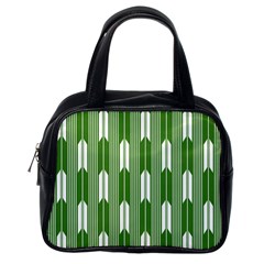 Arrows Green Classic Handbags (one Side)