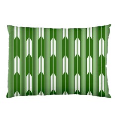 Arrows Green Pillow Case