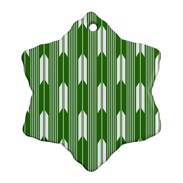 Arrows Green Ornament (Snowflake)