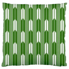 Arrows Green Large Cushion Case (two Sides) by Alisyart