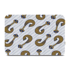 African Fabric Hair Wave Chevron Plate Mats