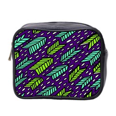 Arrows Purple Green Blue Mini Toiletries Bag 2-side