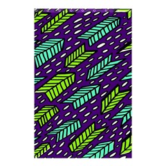 Arrows Purple Green Blue Shower Curtain 48  X 72  (small)  by Alisyart