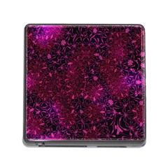 Retro Flower Pattern Design Batik Memory Card Reader (square) by Amaryn4rt