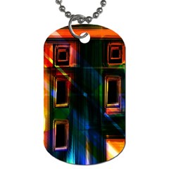 Architecture City Homes Window Dog Tag (one Side)