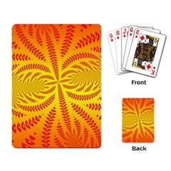 Background Brush Particles Wave Playing Card by Amaryn4rt