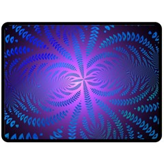 Background Brush Particles Wave Fleece Blanket (Large) 