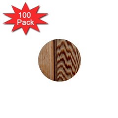 Wood Grain Texture Brown 1  Mini Buttons (100 pack) 