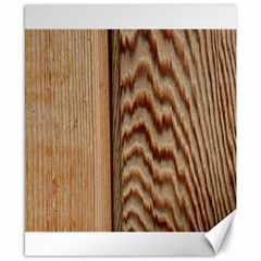 Wood Grain Texture Brown Canvas 8  x 10 