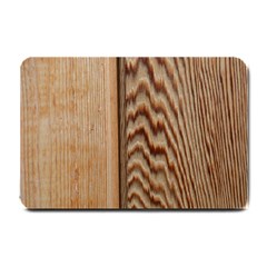 Wood Grain Texture Brown Small Doormat 