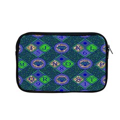 African Fabric Number Alphabeth Diamond Apple Macbook Pro 13  Zipper Case