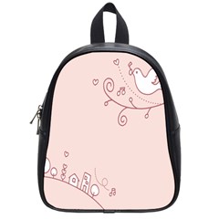 Bird City Sing Pink Notes Music School Bags (small) 