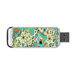 Animals Caterpillar Worm Owl Snake Leaf Flower Floral Portable Usb Flash (one Side)