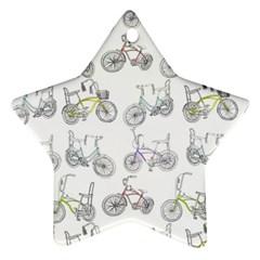 Bicycle Bike Sport Ornament (star)