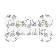 Bicycle Bike Sport Dog Tag Bone (one Side) by Alisyart