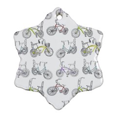 Bicycle Bike Sport Ornament (snowflake)