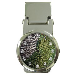 Bird Feathers Green Brown Money Clip Watches