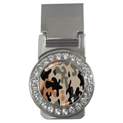 Camouflage Army Disguise Grey Orange Black Money Clips (cz) 