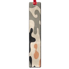 Camouflage Army Disguise Grey Orange Black Large Book Marks