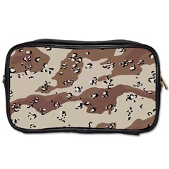 Camouflage Army Disguise Grey Brown Toiletries Bags