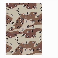 Camouflage Army Disguise Grey Brown Small Garden Flag (two Sides)
