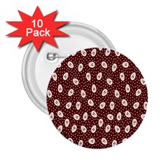 Animals Rabbit Kids Red Circle 2 25  Buttons (10 Pack) 
