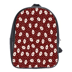 Animals Rabbit Kids Red Circle School Bags (xl)  by Alisyart