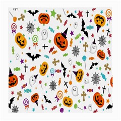 Candy Pumpkins Bat Helloween Star Hat Medium Glasses Cloth by Alisyart