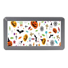 Candy Pumpkins Bat Helloween Star Hat Memory Card Reader (mini) by Alisyart