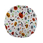 Candy Pumpkins Bat Helloween Star Hat Standard 15  Premium Flano Round Cushions Back