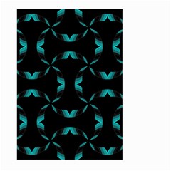 Chevron Blue Wave Large Garden Flag (two Sides)