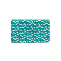 Cloud Blue Sky Sea Beach Bird Cosmetic Bag (xs) by Alisyart