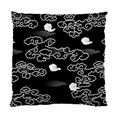 Cloud Black Night Standard Cushion Case (one Side)