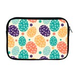 Egg Flower Floral Circle Orange Purple Blue Apple MacBook Pro 17  Zipper Case Front