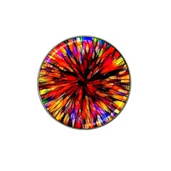 Color Batik Explosion Colorful Hat Clip Ball Marker (10 Pack)