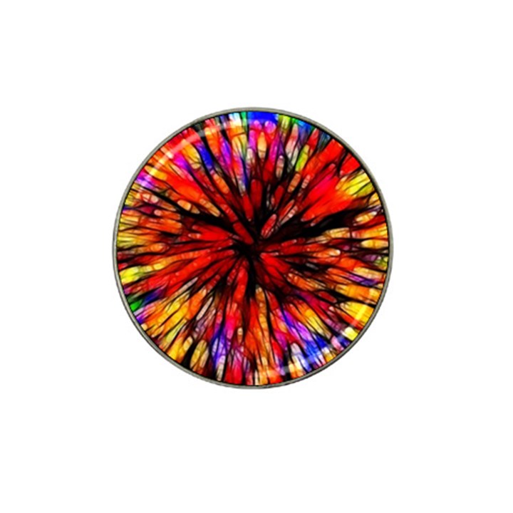 Color Batik Explosion Colorful Hat Clip Ball Marker (10 pack)