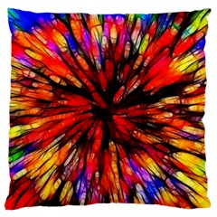 Color Batik Explosion Colorful Standard Flano Cushion Case (one Side) by Amaryn4rt