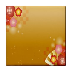 Flower Arrangements Season Floral Orange Face Towel