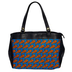 Fish Sea Beach Swim Orange Blue Office Handbags