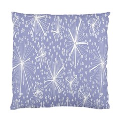 Floral Gray Springtime Flower Standard Cushion Case (one Side)