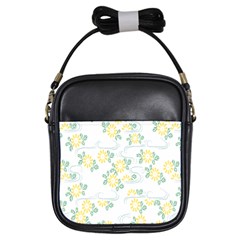 Flower Arrangements Season Sunflower Girls Sling Bags