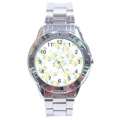 Flower Arrangements Season Sunflower Stainless Steel Analogue Watch