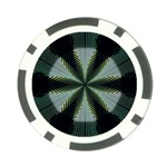 Lines Abstract Background Poker Chip Card Guard Back