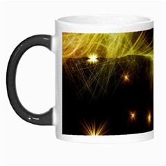 Particles Vibration Line Wave Morph Mugs by Amaryn4rt