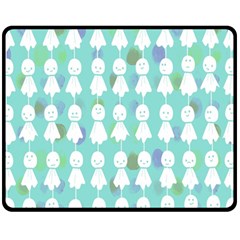 Free Illust Japanese Dolls Rain Antidote Ghost Fleece Blanket (medium) 