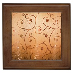 Texture Material Textile Gold Framed Tiles by Amaryn4rt