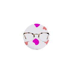 Glasses Blue Pink Brown 1  Mini Magnets