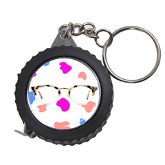 Glasses Blue Pink Brown Measuring Tapes