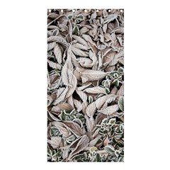 Ice Leaves Frozen Nature Shower Curtain 36  X 72  (stall)  by Amaryn4rt