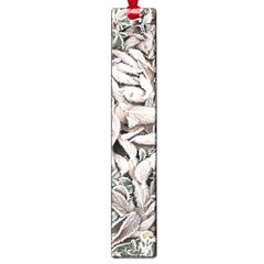 Ice Leaves Frozen Nature Large Book Marks by Amaryn4rt